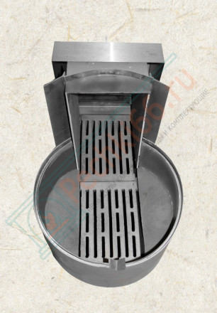 Чугунная печь для бани Карелия-5 с закрытой каменкой (Карелия)