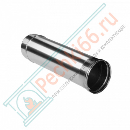 Труба прямая L=500 без изол (НЕРЖ-321/0,5) d-115 (Дымок-Lux)