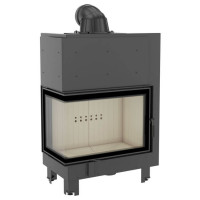 Стальная топка MBA/L/BS/SG, гнутое стекло (Kratki)