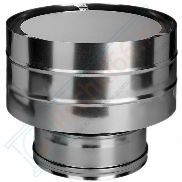 Дефлектор на трубу с изол (НЕРЖ-321/0,5-НЕРЖ-439/0,5) d-150/230 (Дымок-Lux) в Самаре