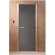 Стеклянная дверь для бани графит матовый, 2000х800 (DoorWood) в Самаре