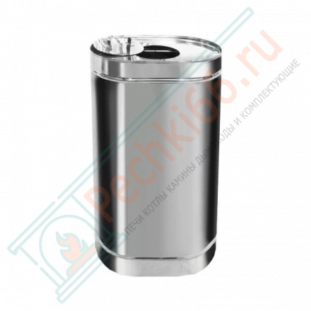 Бак для воды настенный, вертикальный (НЕРЖ-304/0,8мм) 76 л (Дымок)