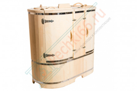 Фитобочка из кедра овальная двухместная (НКЗ)