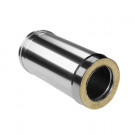 Сэндвич труба для дымохода L=500 (НЕРЖ-321/0,8-НЕРЖ-439/0,5) d-300/380 (Дымок-Lux)