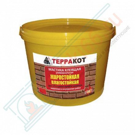 Мастика жаростойкая, универсальная "Терракот" 20 кг (Терракот)