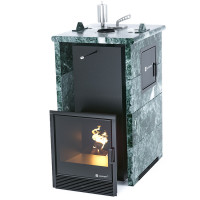 Печь для бани Сочи-M2 в трёхстороннем кожухе из змеевика (ИзиСтим) Печь для бани Сочи-M2 в трёхстороннем кожухе из змеевика (ИзиСтим)