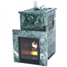 Печь для бани Сочи-М2 в змеевике с открытым верхом (ИзиСтим)