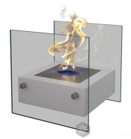 Настольный биокамин Rubicon, белый (ZeFire)