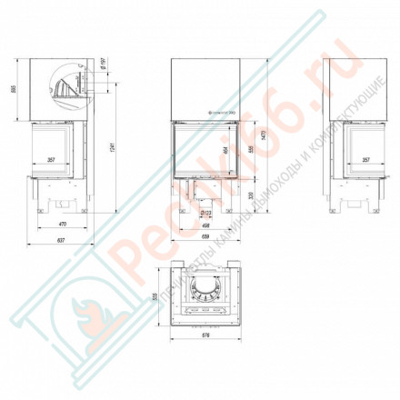 Стальная топка NBC 9 (Kratki)