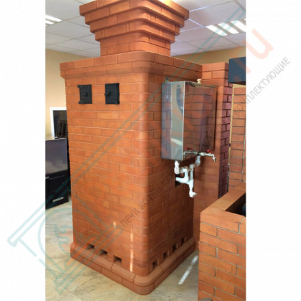 Дровяная банная печь Хохлома (Тройка) до 18 м3