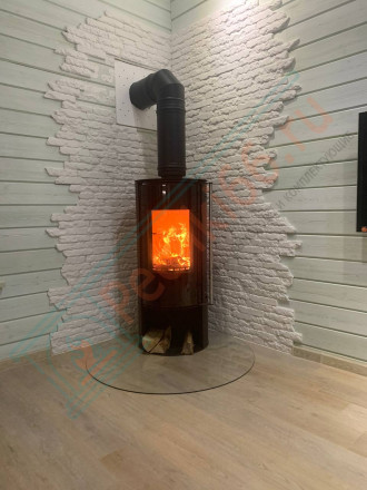 Печь-камин Amber Porte Vidro (Solzaima)