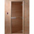 Дверь стеклянная для бани, бронза прозрачная, 2000х800 (DoorWood)