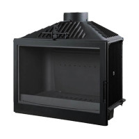 Чугунная топка LCI 007 GF CL, с шибером (Liseo Castiron) 14 кВт