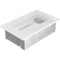 Решётка вентиляционная каминная белая 110х170 117B (Kratki) Решётка вентиляционная каминная белая 110х170 117B (Kratki)