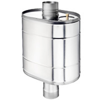 Натрубный бак для воды (НЕРЖ-439/0,8мм) 43 л, d-115 (УМК)