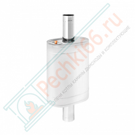 Бак нержавейка на трубе 55л d-115 Овальный (AISI 439) (Россия)