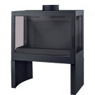 Чугунная печь-камин LCI 7 GFLR Table (Liseo Castiron) до 280 м3