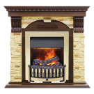 Электрокаминокомплект Dublin угловой - Темный дуб / Сланец с очагом Danville Brass FB2 Электрокаминокомплект Dublin угловой - Темный дуб / Сланец с очагом Danville Brass FB2