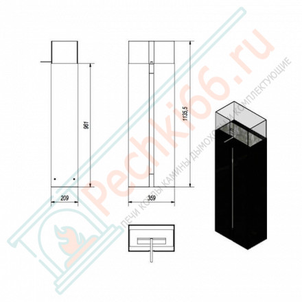 Биокамин ROMEO (Kratki)