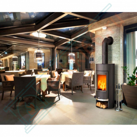 Печь-камин Vigo с верхней плитой - тальк (ABX)