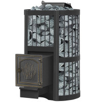 Чугунная печь для бани Ураган Стандарт 22 ДТ-4 (Везувий) до 24 м3