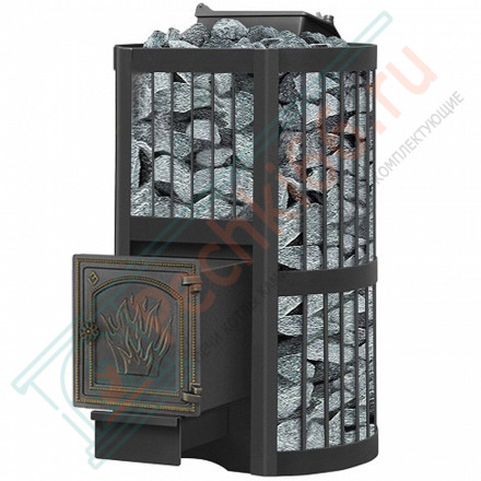Чугунная печь для бани Ураган Стандарт 22 ДТ-4 (Везувий) до 24 м3
