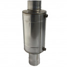 Теплообменник на трубу (Aisi-439/1.0 мм) d-150 мм, 7 л (УМК)