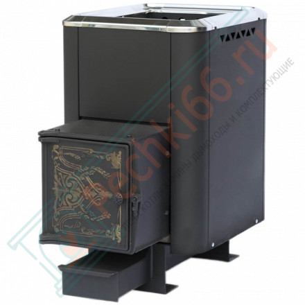 Чугунная банная печь Сибирь-24, конвекционная, с чугунной дверцей (НМК)