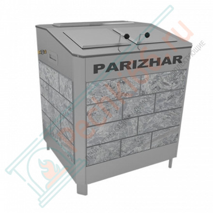 Электрическая паротермальная печь ПАРиЖАР 24 кВт, серпентенит «Бархат» (Инжкомцентр ВВД) до 31 м3