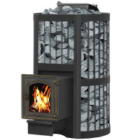 Чугунная печь для бани Ураган Стандарт 22 ДТ-4С (Везувий) до 24 м3
