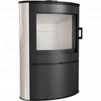 Печь-камин KOZA AB/S/2/KAFEL, крем Kratki)