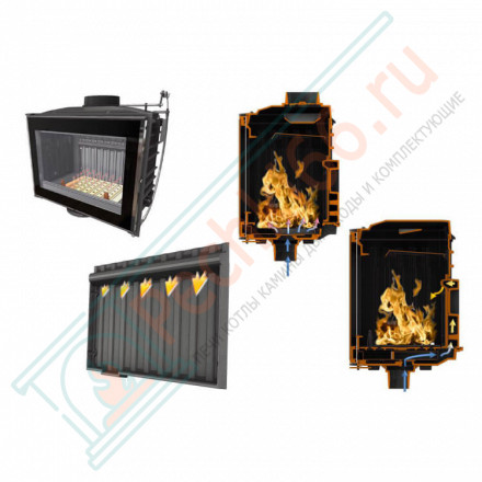 Каминная топка F70L (Chazelles) до 9,5 кВт