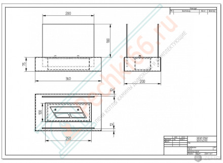 Настольный биокамин Galea, белый (ZeFire)
