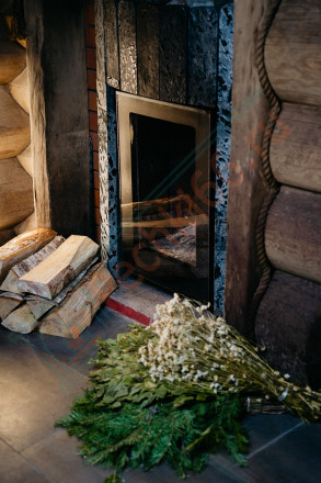 Дровяная банная печь Grill'D Shaman Long (2 каменки)