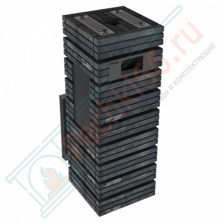 Дровяная банная печь Grill'D Shaman Long (2 каменки)