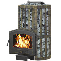 Чугунная печь для бани Ураган Ковка 22 224 (Везувий) до 24 м3