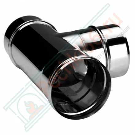 Тройник одностенный 90° (AISI-321/0,8мм) d-150 (Вулкан)