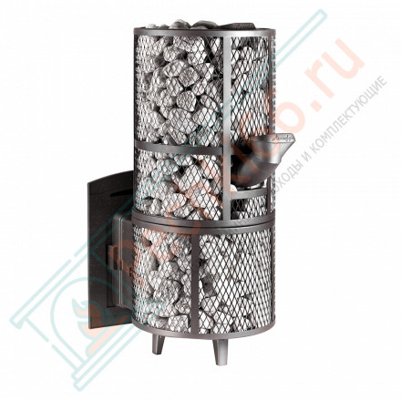 Банная печь Атмосфера XXL нержавеющая сетка (ProMetall)