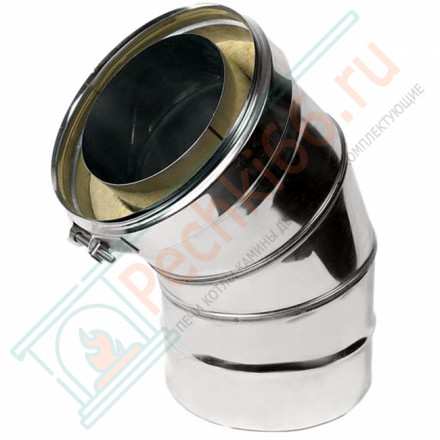 Сэндвич-отвод 30° (AISI-316L/0,5-AISI-304/0,5) d-250/300 (Craft-GS-25)