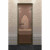Стеклянная дверь DoorWood «Хамам бронза» в бронзовом профиле 1900х700 (по коробке)