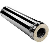 Сэндвич труба V50R с изол L=1000 (AISI-321/0,8-AISI-304/0,5) d-180/280 (Вулкан-Cerablanket)