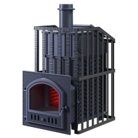 Чугунная печь для бани Гефест GFS-ЗК 40 (М) Ураган (ТехноЛит)