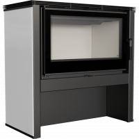 Печь-камин JUNO/12/B, белый (Kratki)