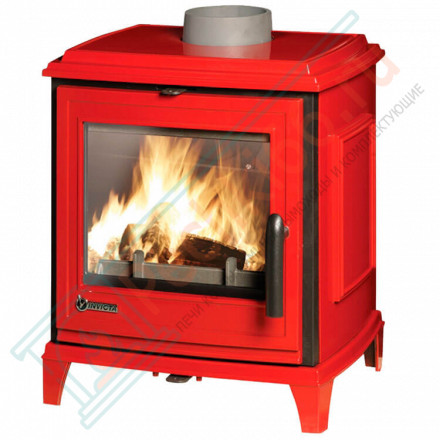 Печь-камин SEDAN S красная эмаль (INVICTA)