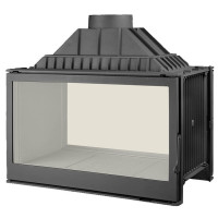 Чугунная топка LCI 9 GDF, двусторонняя (Liseo Castiron) 18 кВт