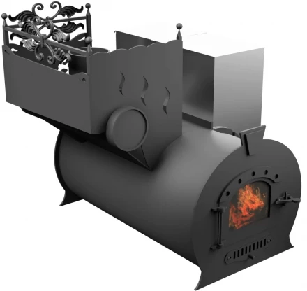 Банная печь Горыныч 3,малая дверь со стеклом (ТермоСфера)