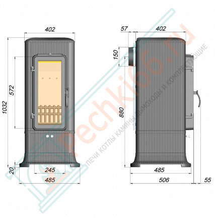 Печь-камин Verta (FireWay)