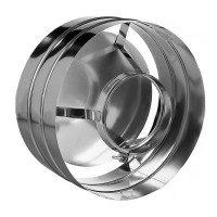 Зонт с ветрозащитой без изол (НЕРЖ-321/0,5) d-115 (Дымок-Lux)