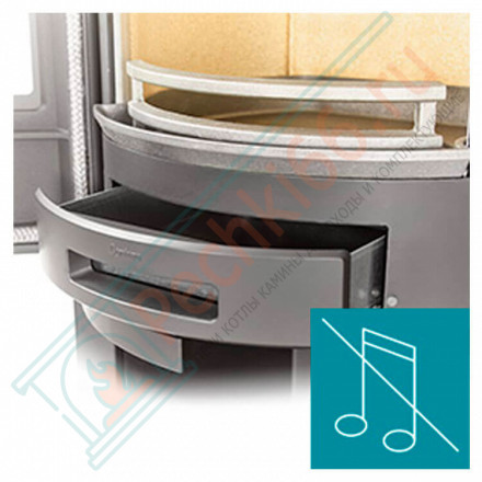 Печь-камин 556:2 Style, верх стекло, цвет черный (Contura)