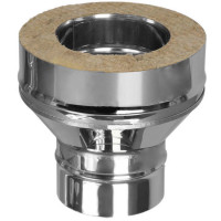 Переход конус моно-термо V50R (AISI-321/0,8-AISI-304/0,5) d-115/215 (Вулкан-Cerablanket)